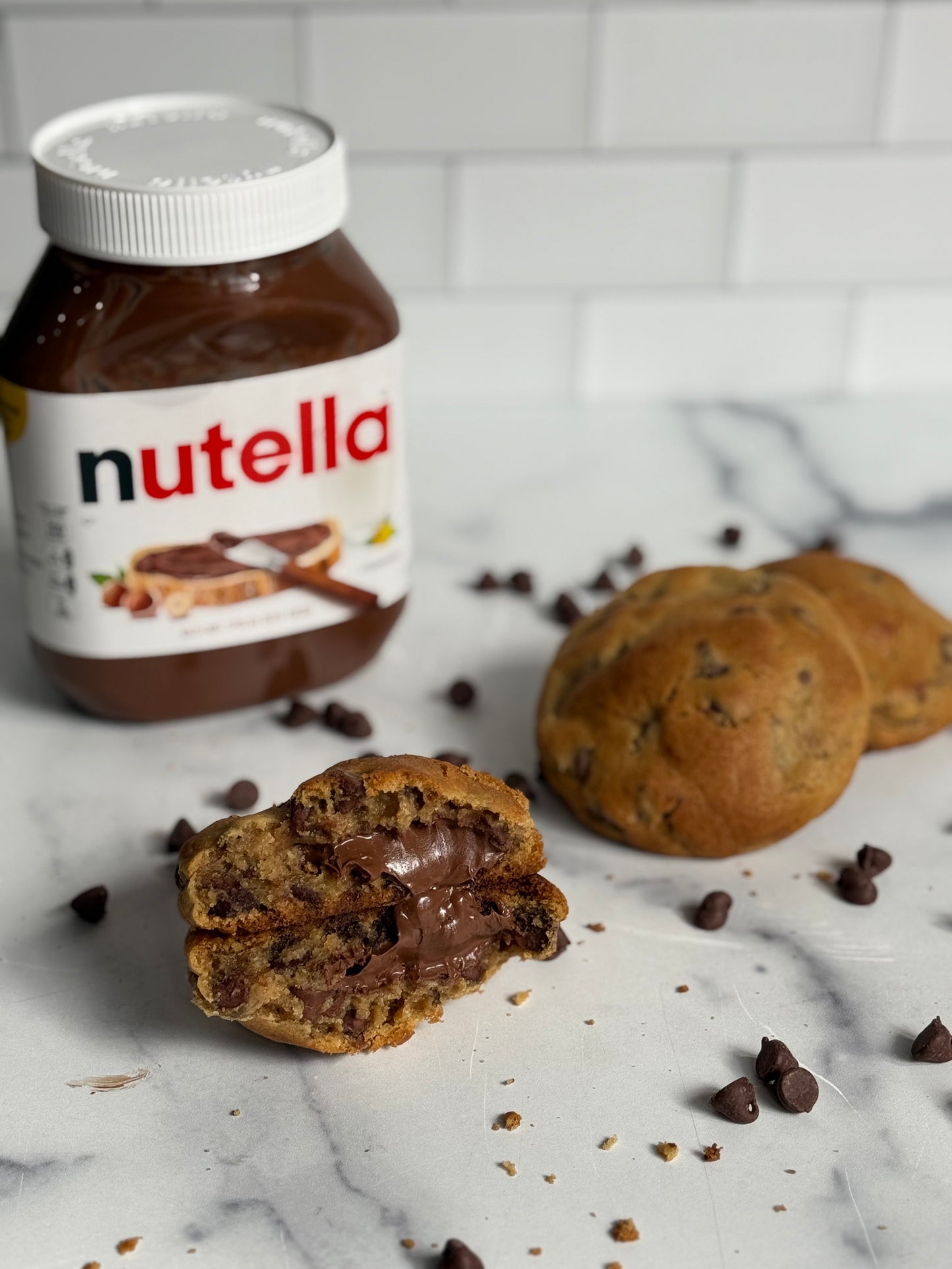 Nutella Chocolate Chip Cookie