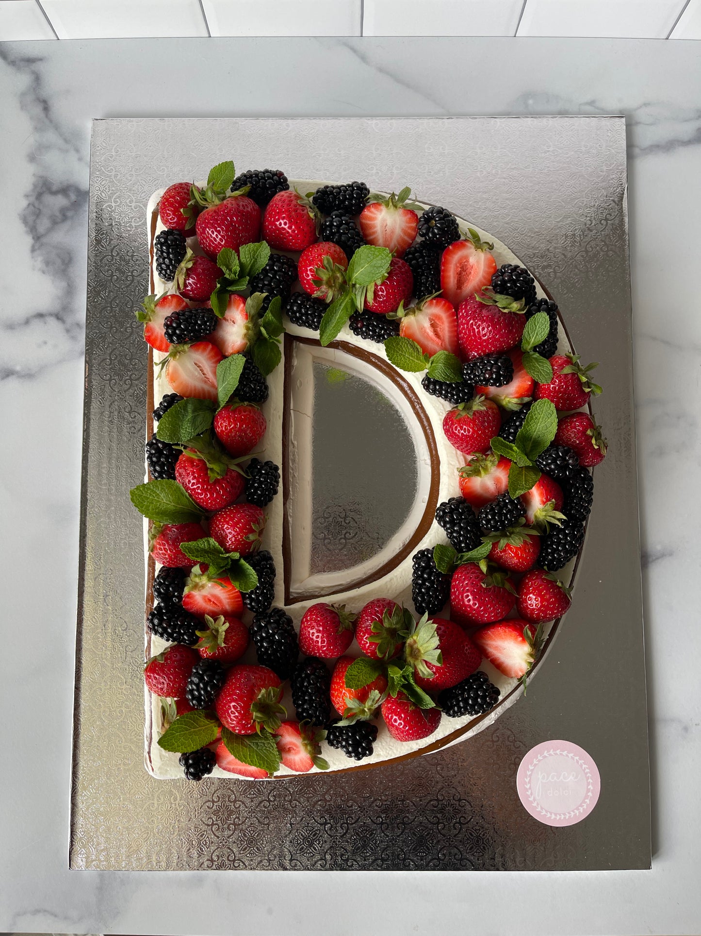 Pavlova de Número o Letra - Frutos del Bosque