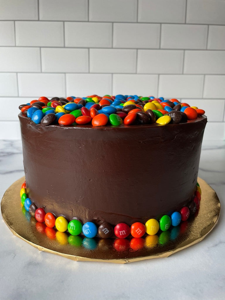 Torta de Chocolate y M&Ms