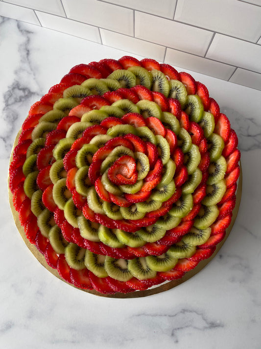 Pavlova Circular - Kiwi y Fresas