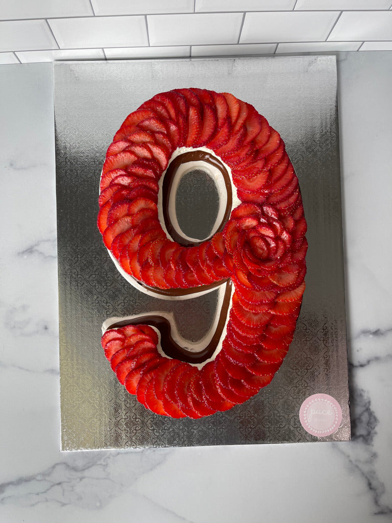 Pavlova de Número o Letra - Fresas