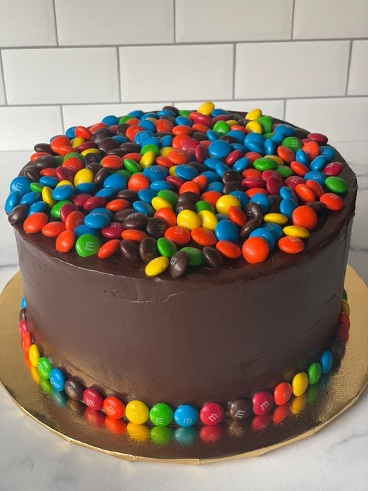 Torta de Chocolate y M&Ms