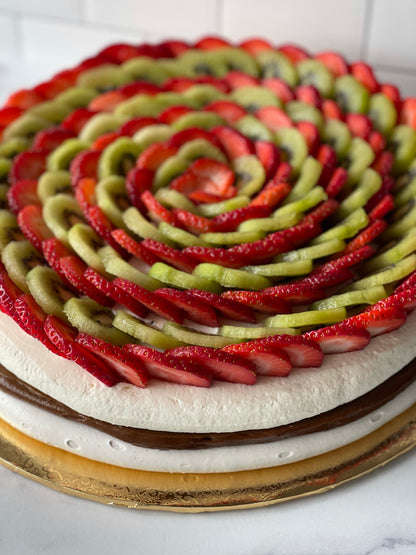 Pavlova Circular - Kiwi y Fresas